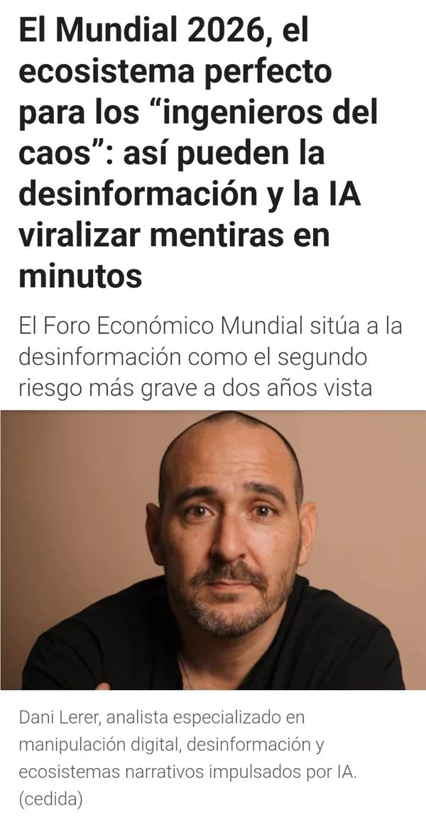 Cobertura de Media Oriente en Infobae
